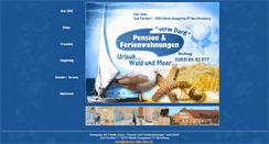 Desktop Screenshot of pension-vorm-darss.de